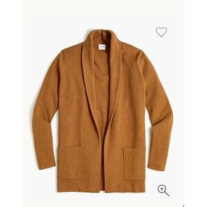 J.CREW Chelsea sweater blazer in Heather Camel BA891 // XXS Petite